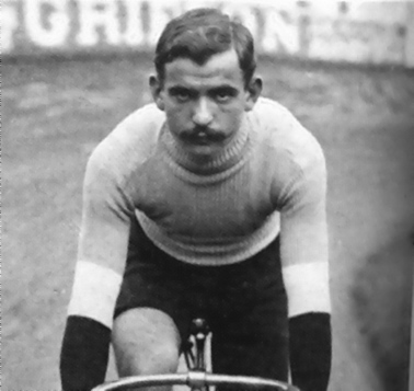 Luigi Ganna vincitore prima edizione del Giro d'Italia